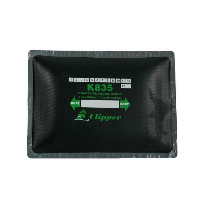 Пластырь кордовый для ремонта радиальных шин 133х185мм/3 слоя корда