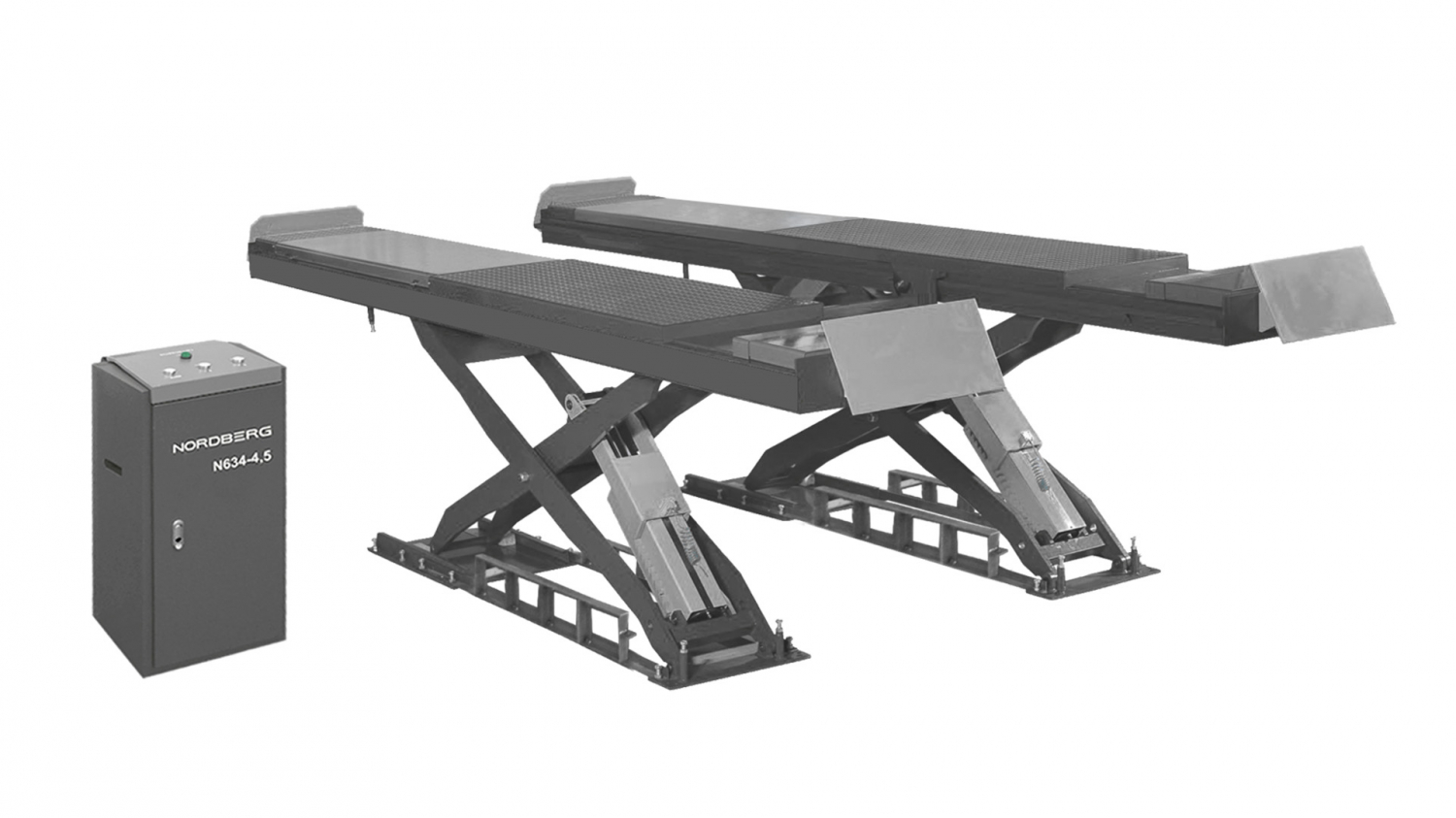 Подъемник ножничный для сход-развала 4,5 т, 380 В, серый