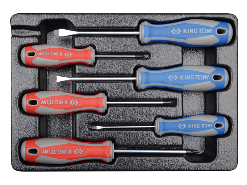 Набор отверток, ложемент, 6 предметов 