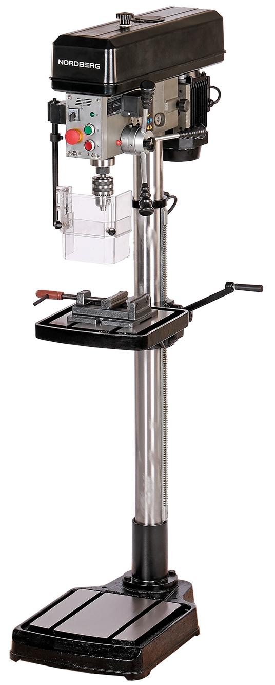 Станок сверлильный профессиональный (750 Вт, 25 мм, 5 скоростей, нарезание резьбы, тиски)