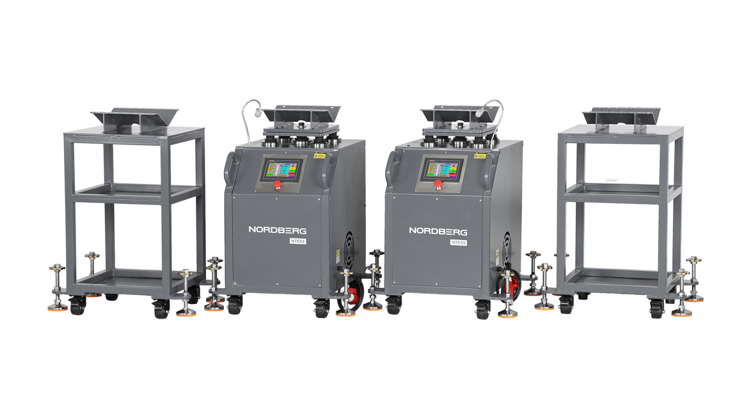 Вибростенд для диагностики подвески с поворотной площадкой и дисплеем