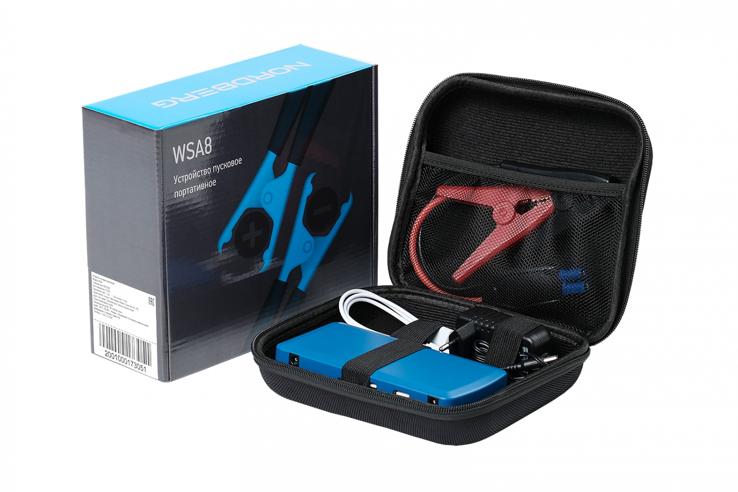 Пусковое портативное устройство 5/12 В, 8 А·ч