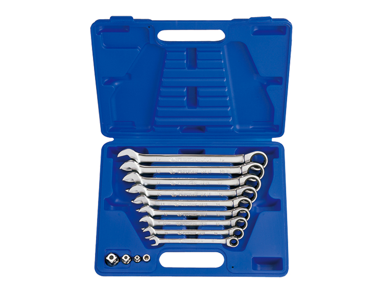 Набор комбинированных трещоточных ключей, 13 предметов 