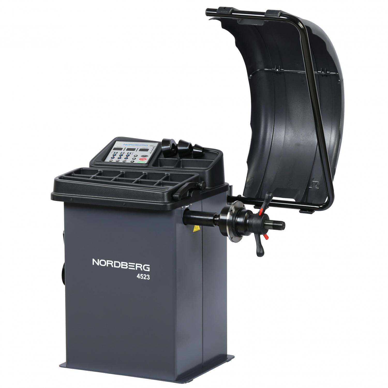 Станок балансировочный с автоматическим вводом двух параметров, серый