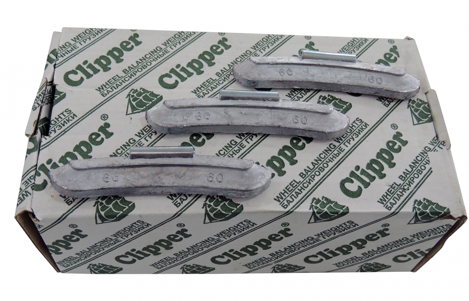 Грузики балансировочные для стальных дисков 60 г, 50 шт.