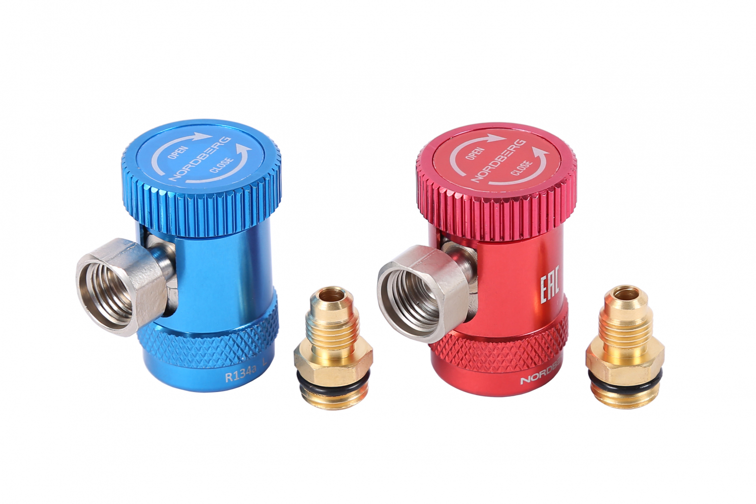 Комплект муфт быстросъемных R134a низкого и высокого давления