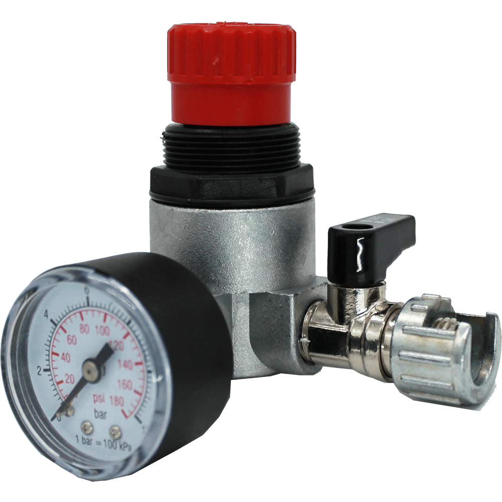 Регулятор давления выходной 1/4" с манометром