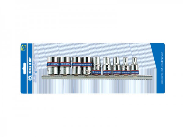Комплект торцевых головок 1/4”