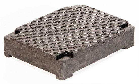 Накладка резиновая для ножничных подъемников