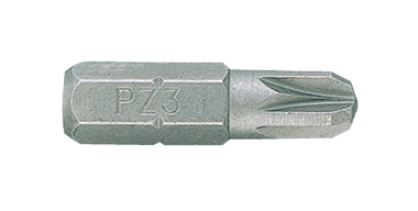 Насадка (бита) Pozidriv 1/4" L=25мм PZ1