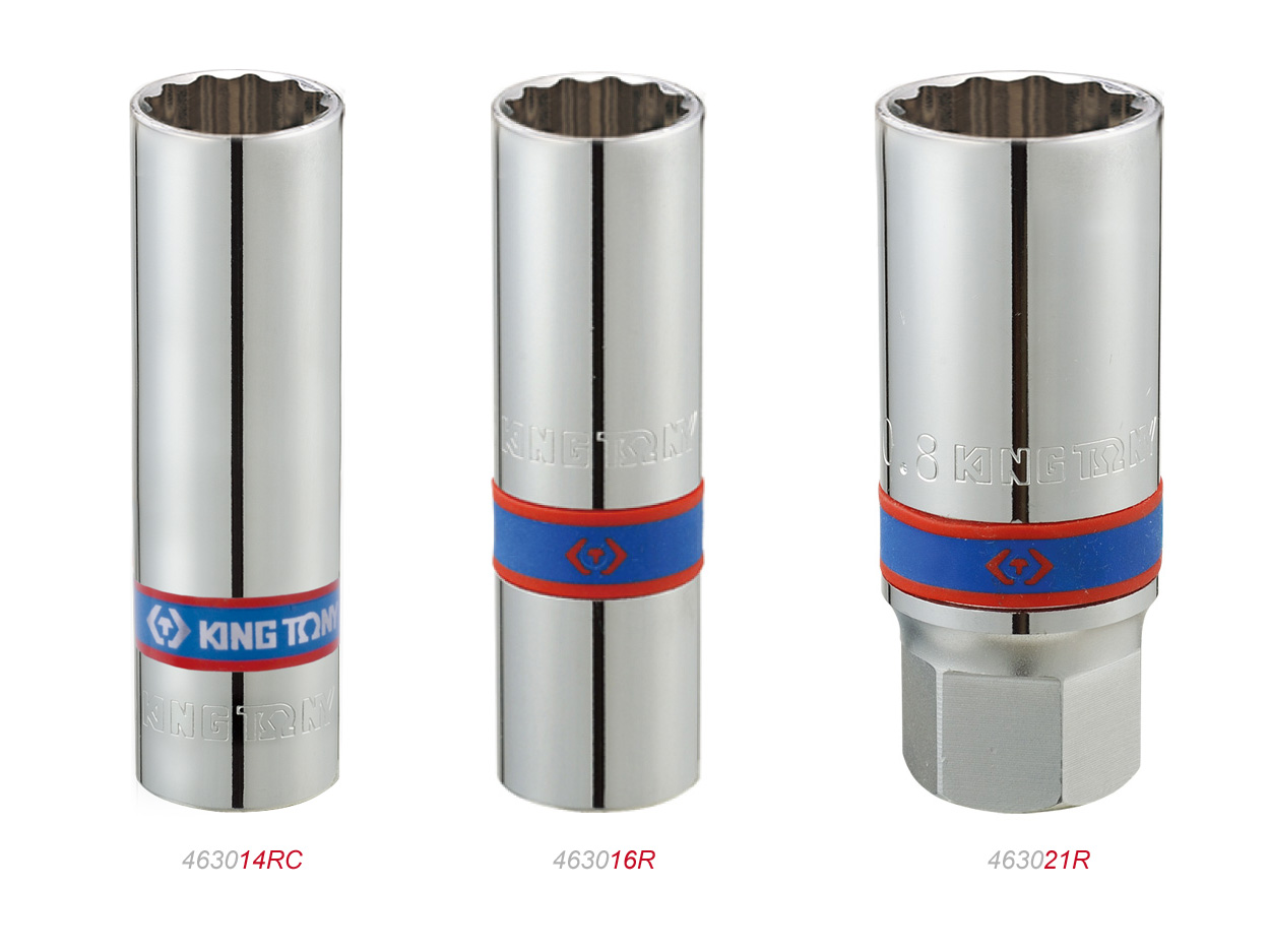 Головка свечная двенадцатигранная 1/2", 21 мм 