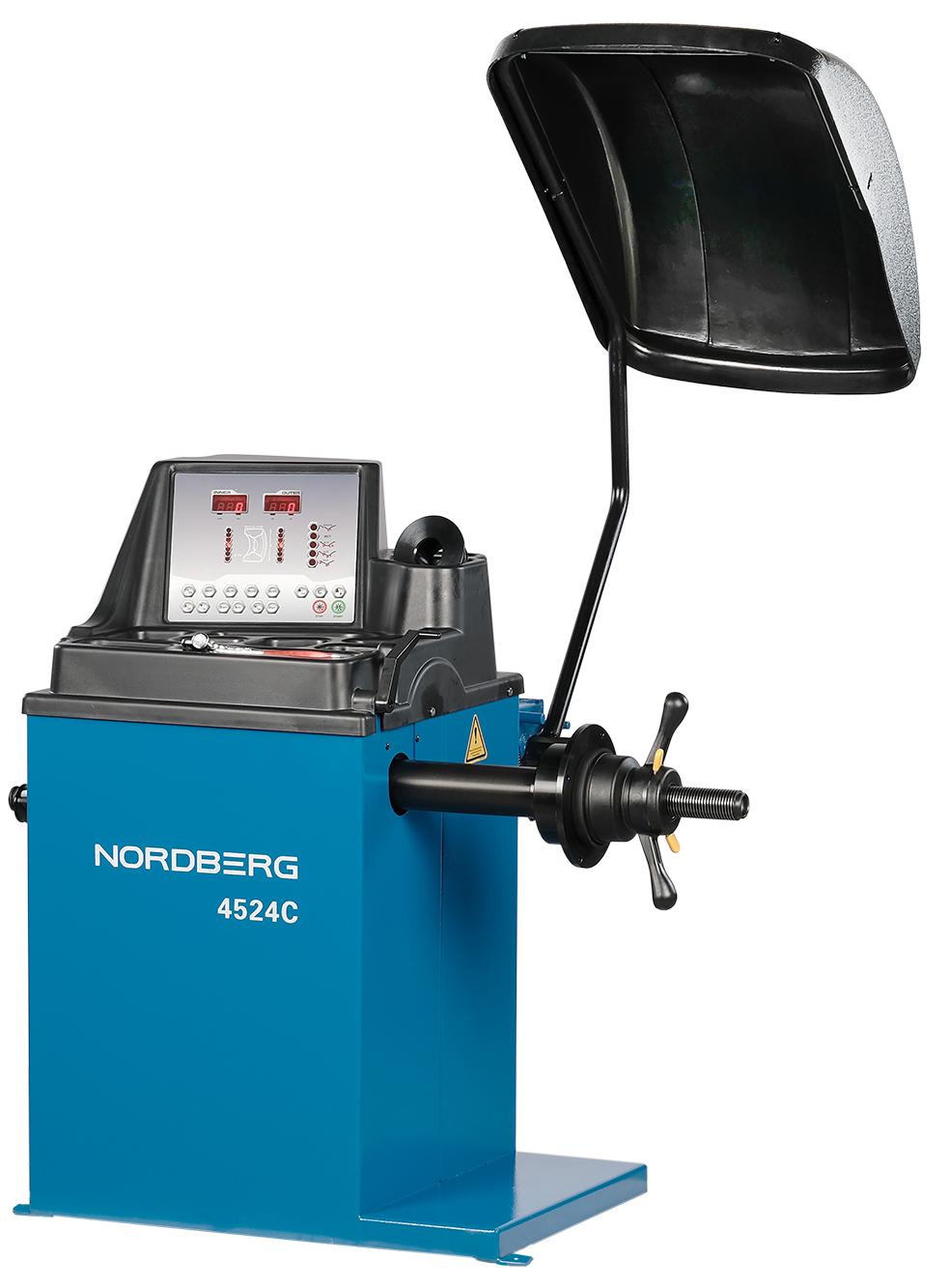 Станок балансировочный с ручным вводом параметров, синий