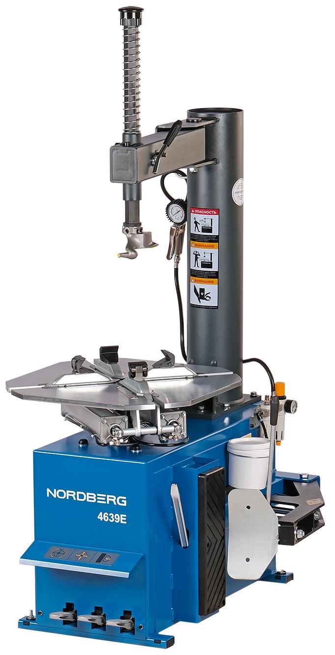 Станок шиномонтажный полуавтомат, односкоростной, 380 В, синий