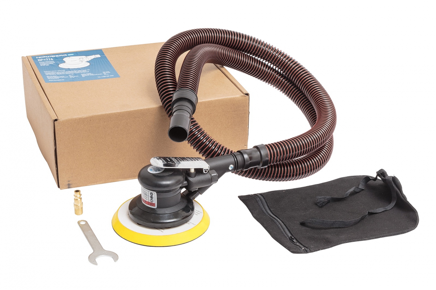 Пневмошлифмашинка эксцентриковая Ø 152 мм, ход 5 мм