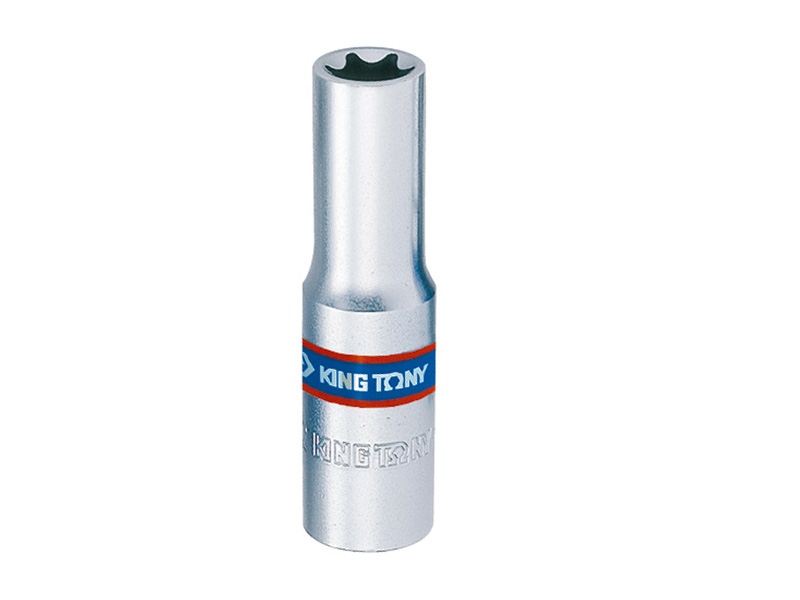 Торцевая головка  TORX глубокая E14 3/8 " L=63мм