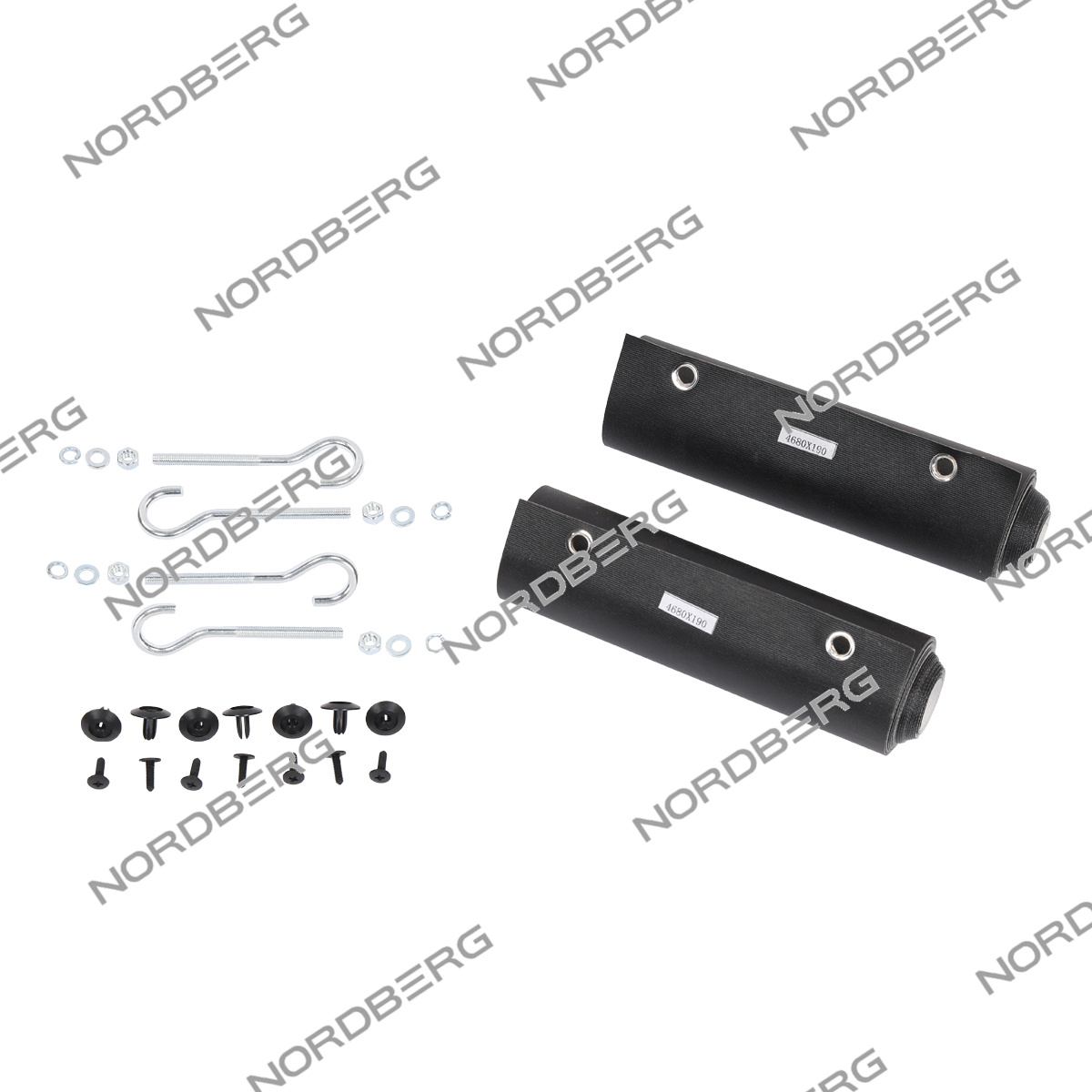 Шторка защитная с монтажным комплектом (2 шт.) для подъемника N4122HE-6B (высота 4,8 м)