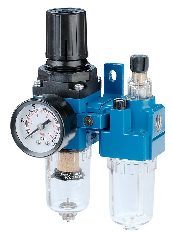 Фильтр воздушный с редуктором и лубрикатором, 1/4"