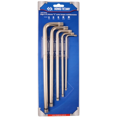 Набор Г-образных SPLINE, M5-M12, блистер, 5 предметов 