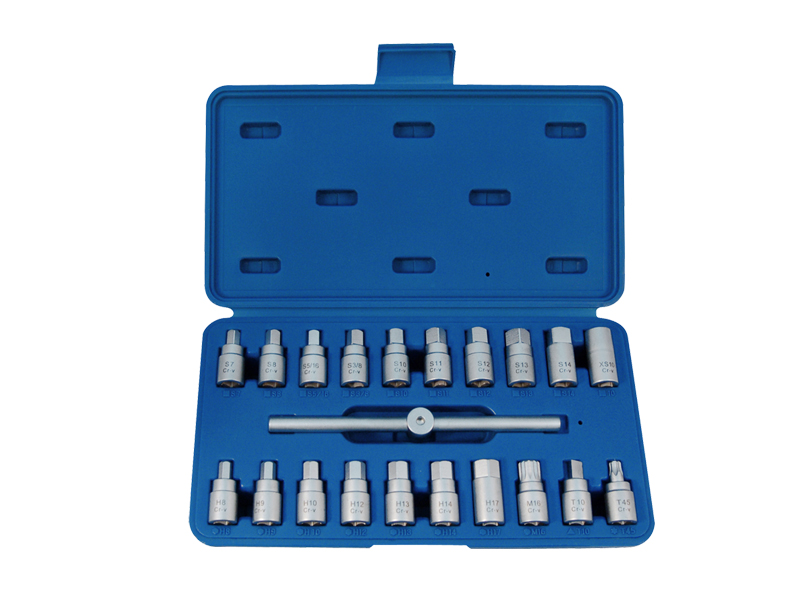 Набор насадок для пробок слива масла, 21 предмет 