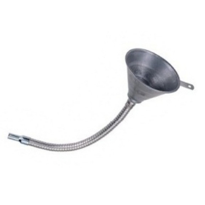 Воронка с гибким сливом, металлическая 