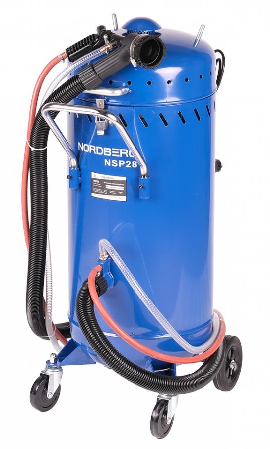 Установка пескоструйная, бак для песка, 104 л