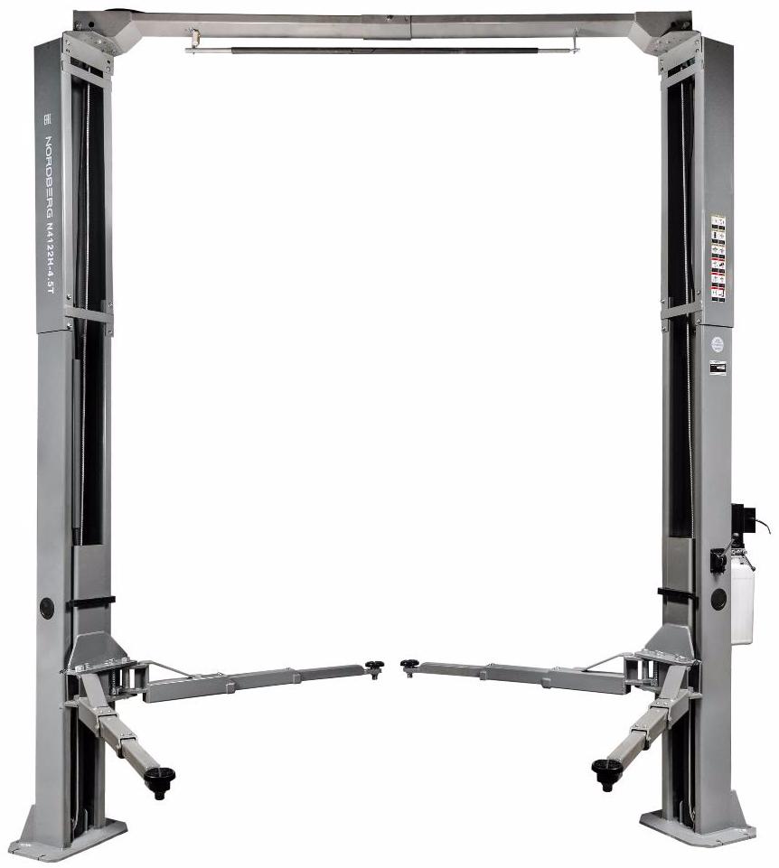 Подъемник двухстоечный с верхней синхронизацией, 4,5 т