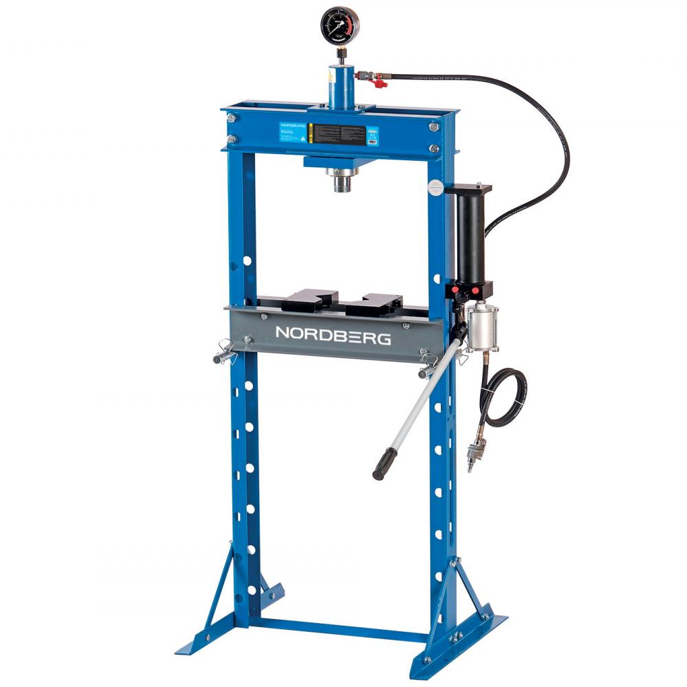 Пресс гидравлический, 20 т, ручной и пневмопривод