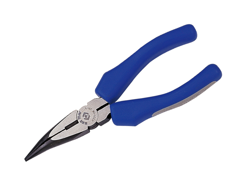 Плоскогубцы тонконосые 160 мм, загнутые