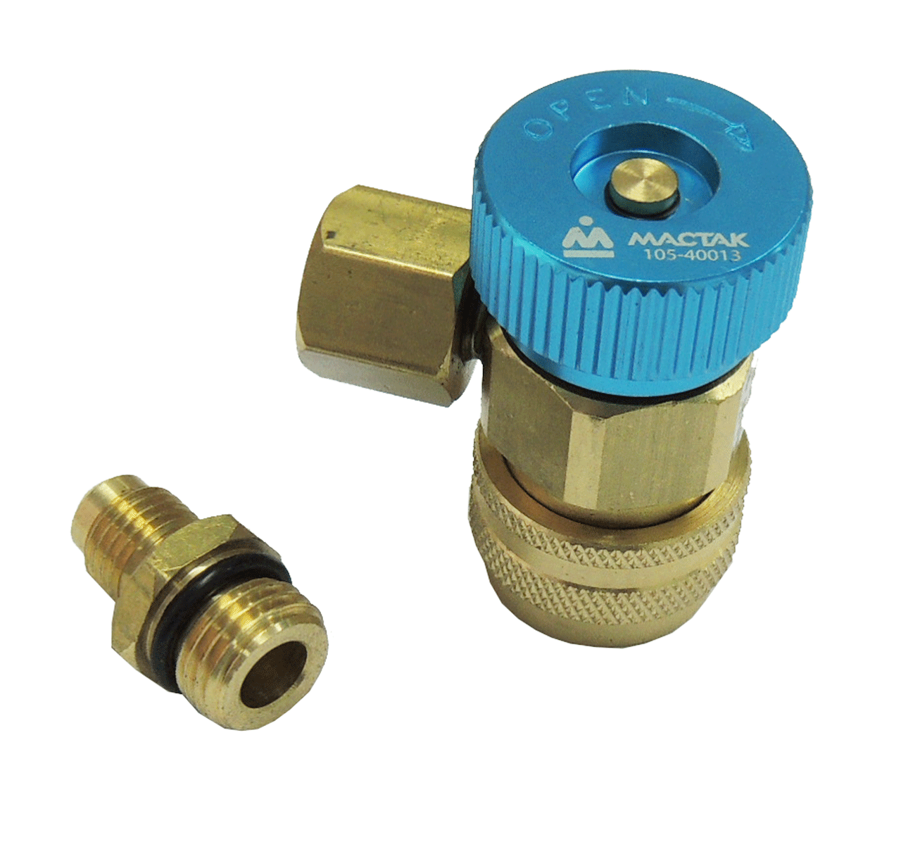 Муфта быстросъемная с вентилем, низкого давления, фреон R134a