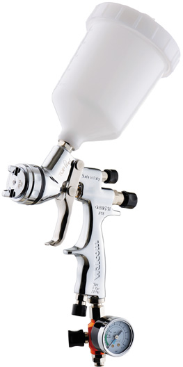 Краскопульт Genesi S HTE 1,3 мм, верхний бачок 0,68 л