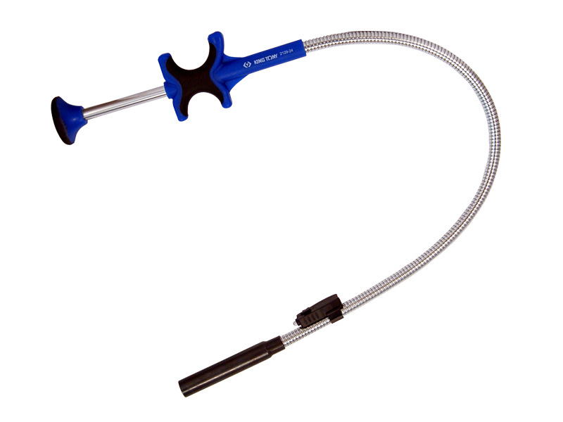 Захват на гибком стержне, магнитный, подсветка, 640 мм