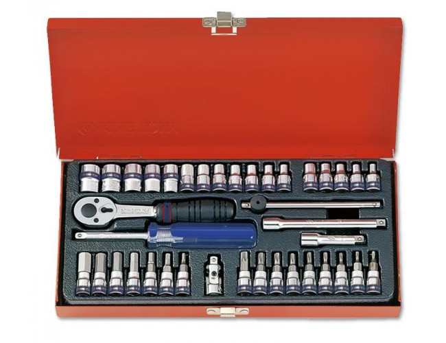 Комплект торцевых головок 1/4”