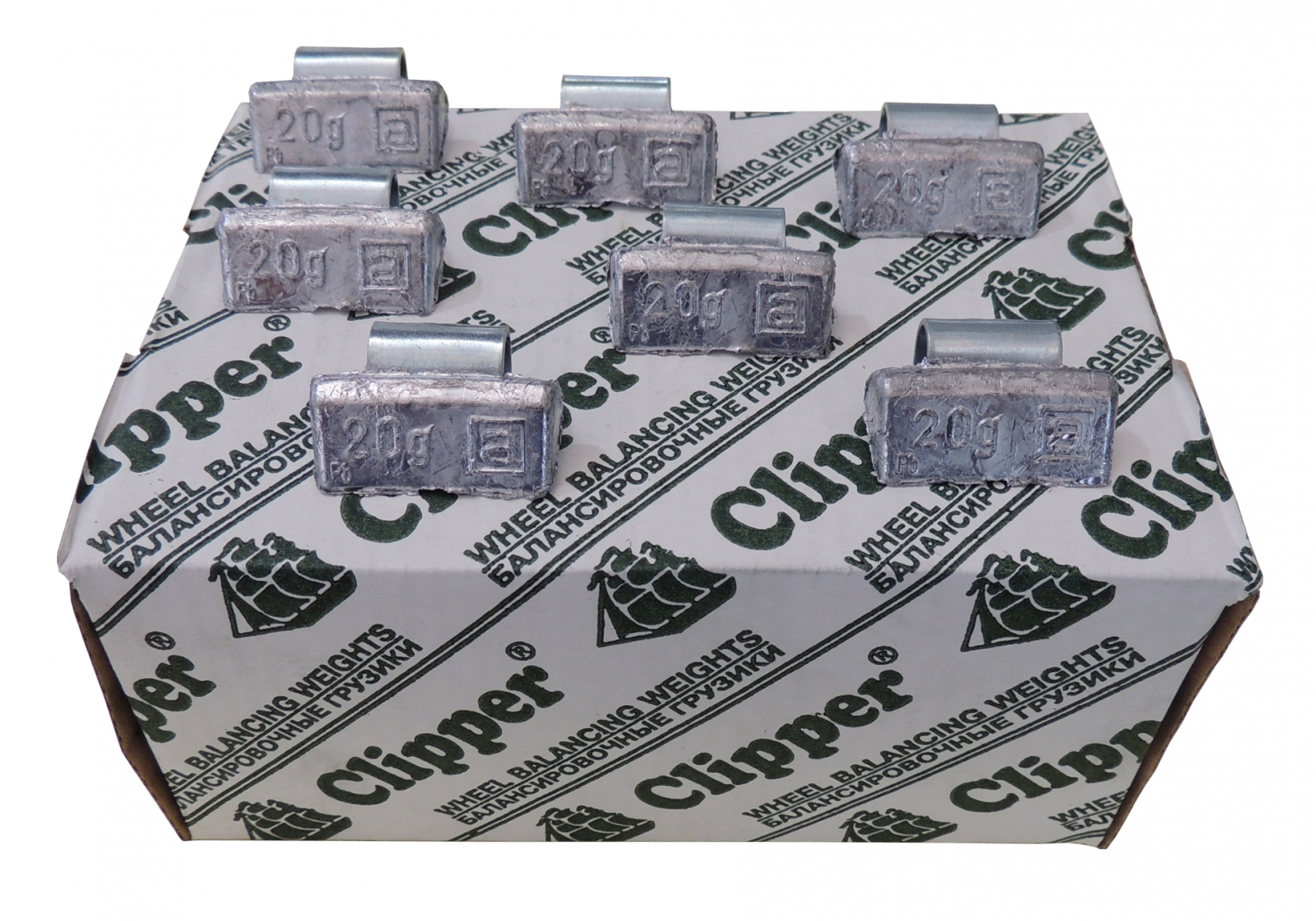 Грузики балансировочные для литых дисков 20 гр.