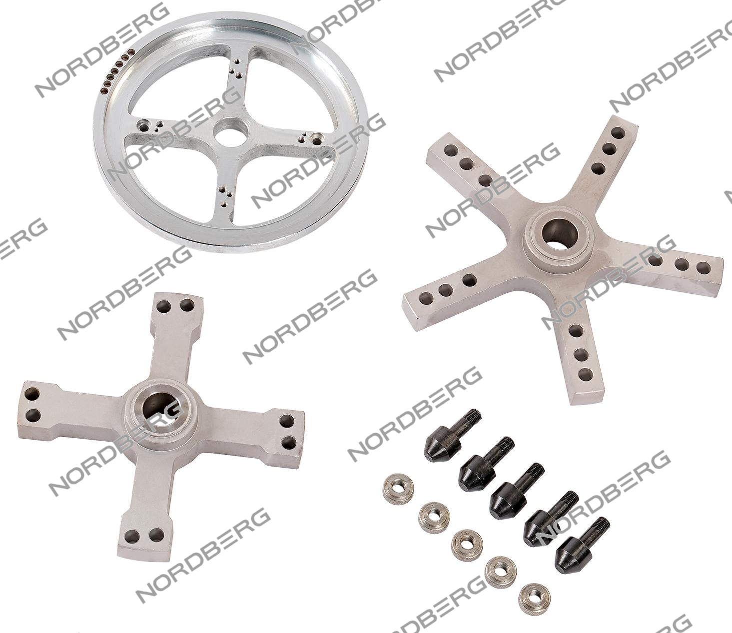 Адаптеры 5-лучевой и 4-лучевой, комплект, для NORDBERG 45TRKE