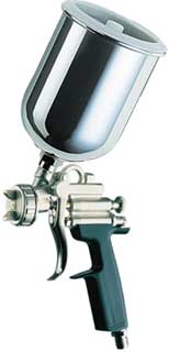 Краскопульт, верхний бак 1 л 1,9 мм