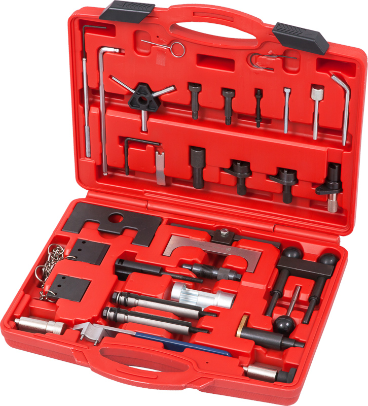 Набор фиксаторов распредвала / коленвала, VAG , кейс, 34 предмета 
