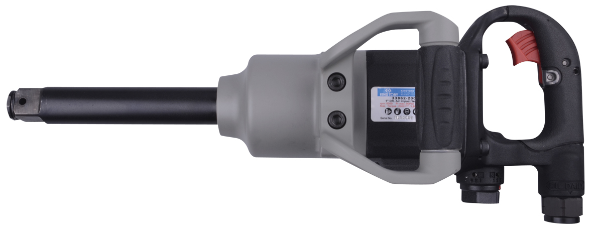 KING TONY Гайковерт пневматический ударный 1", 2712 Нм, удлиненный