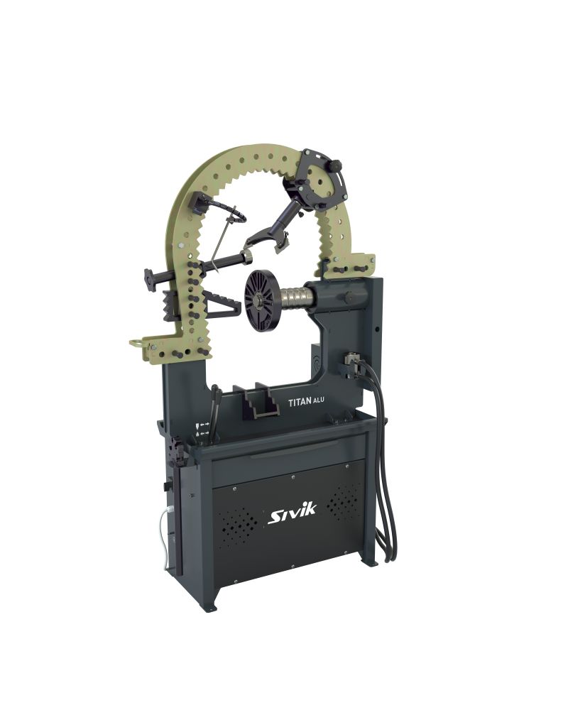 Стенд для правки автомобильных дисков Титан ALU Компакт (исполнение с эл. приводом)