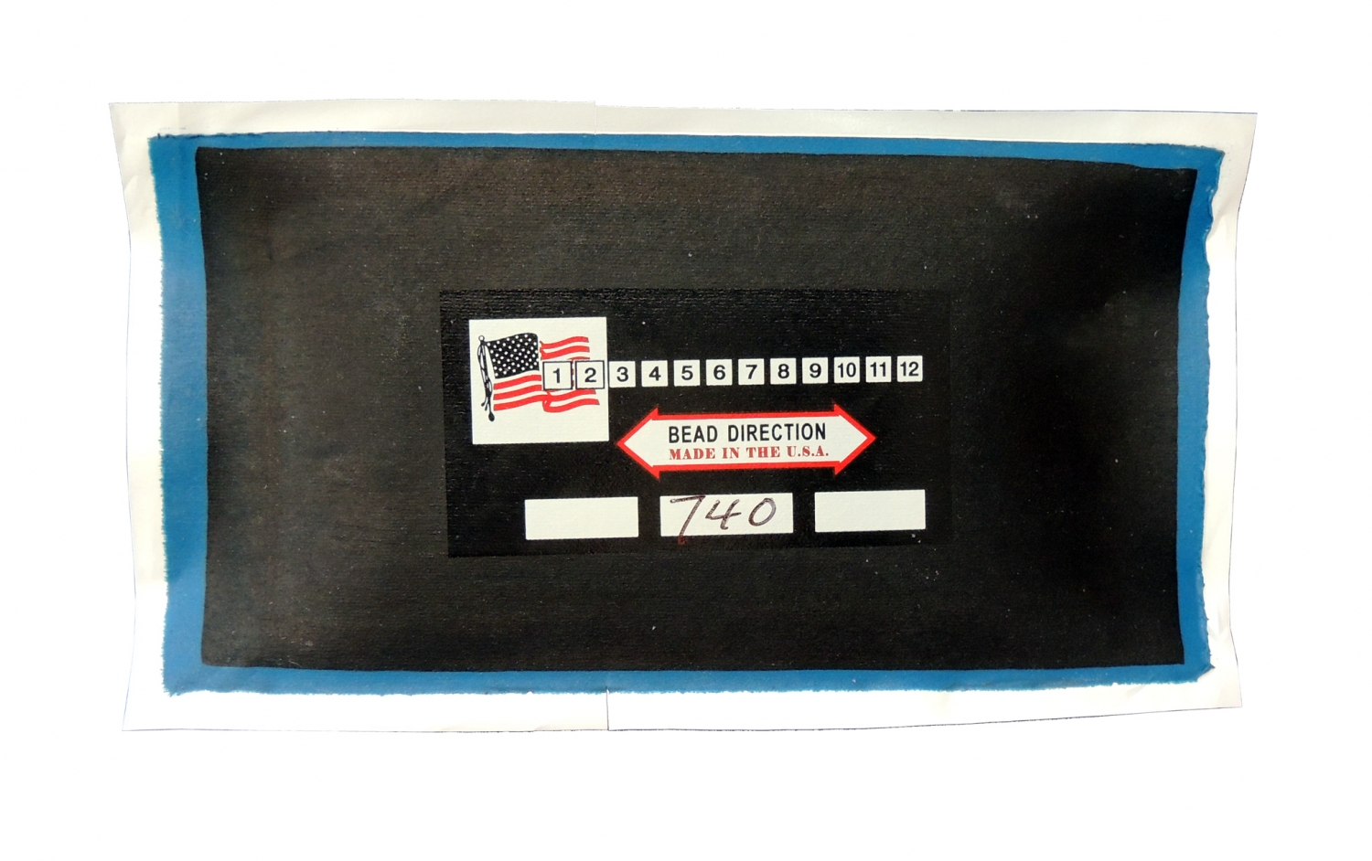 Заплата радиальная 102х190 мм.