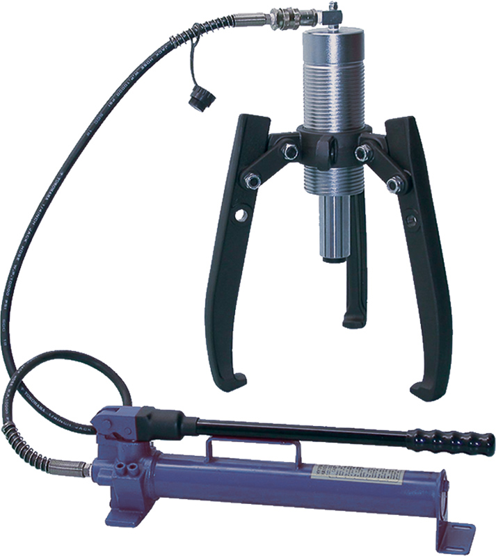 Съёмник подшипников гидравлический, 30 т, до 550 мм, 3 предмета 