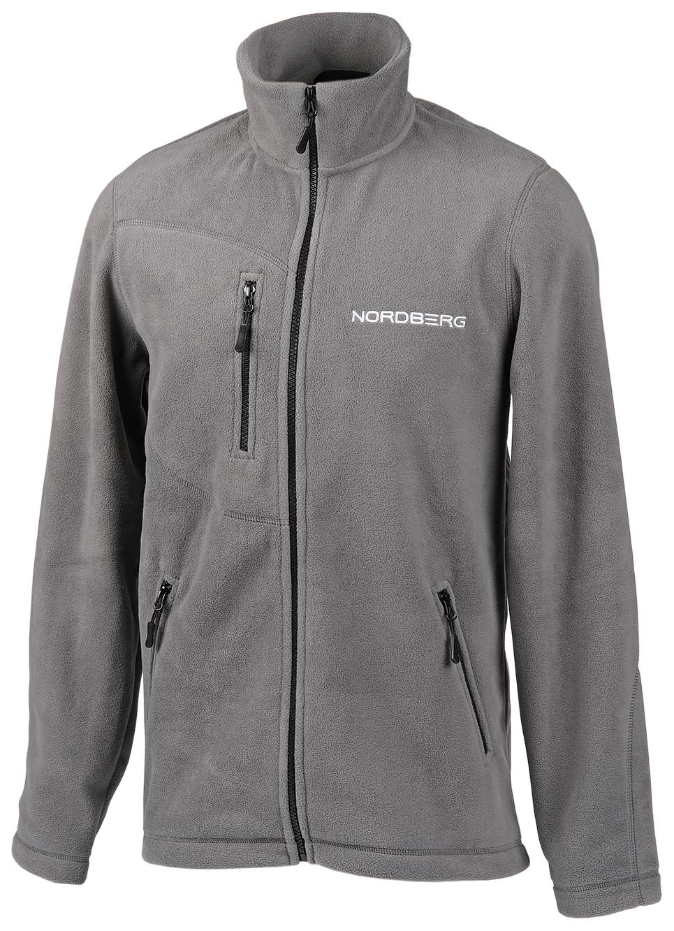 Толстовка с логотипом NORDBERG темно-серая