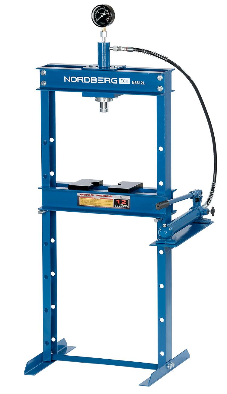 Пресс гидравлический, 12 т, разборная рама