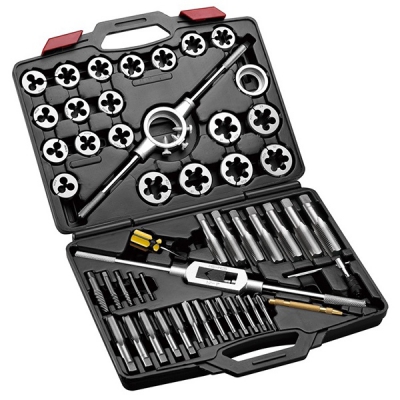 Набор метчиков и плашек SK-5 M6-M24, кейс, 51 предмет 