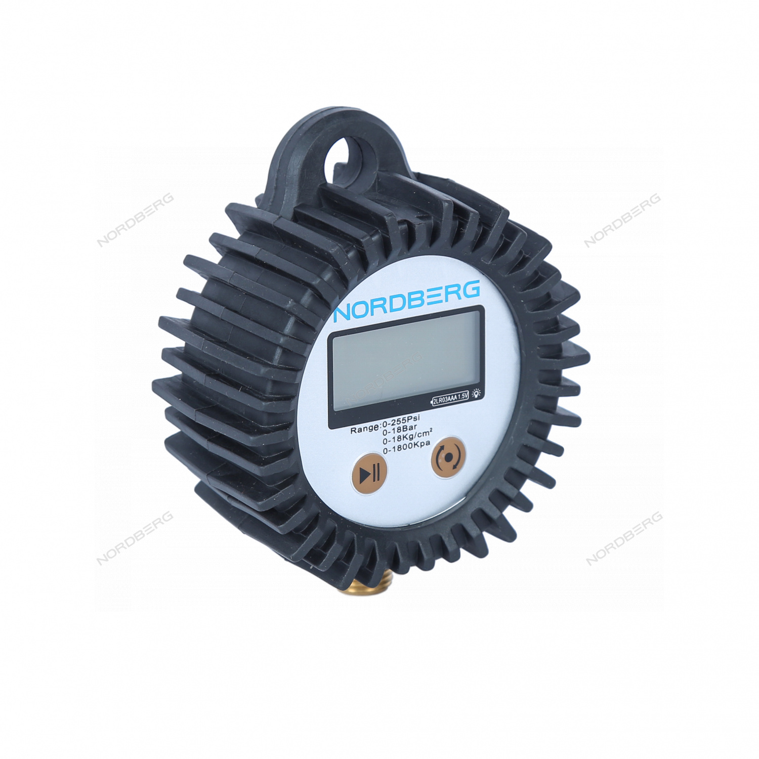 Манометр радиальный, 1/4", 80 мм, 0-18 бар, цифровой