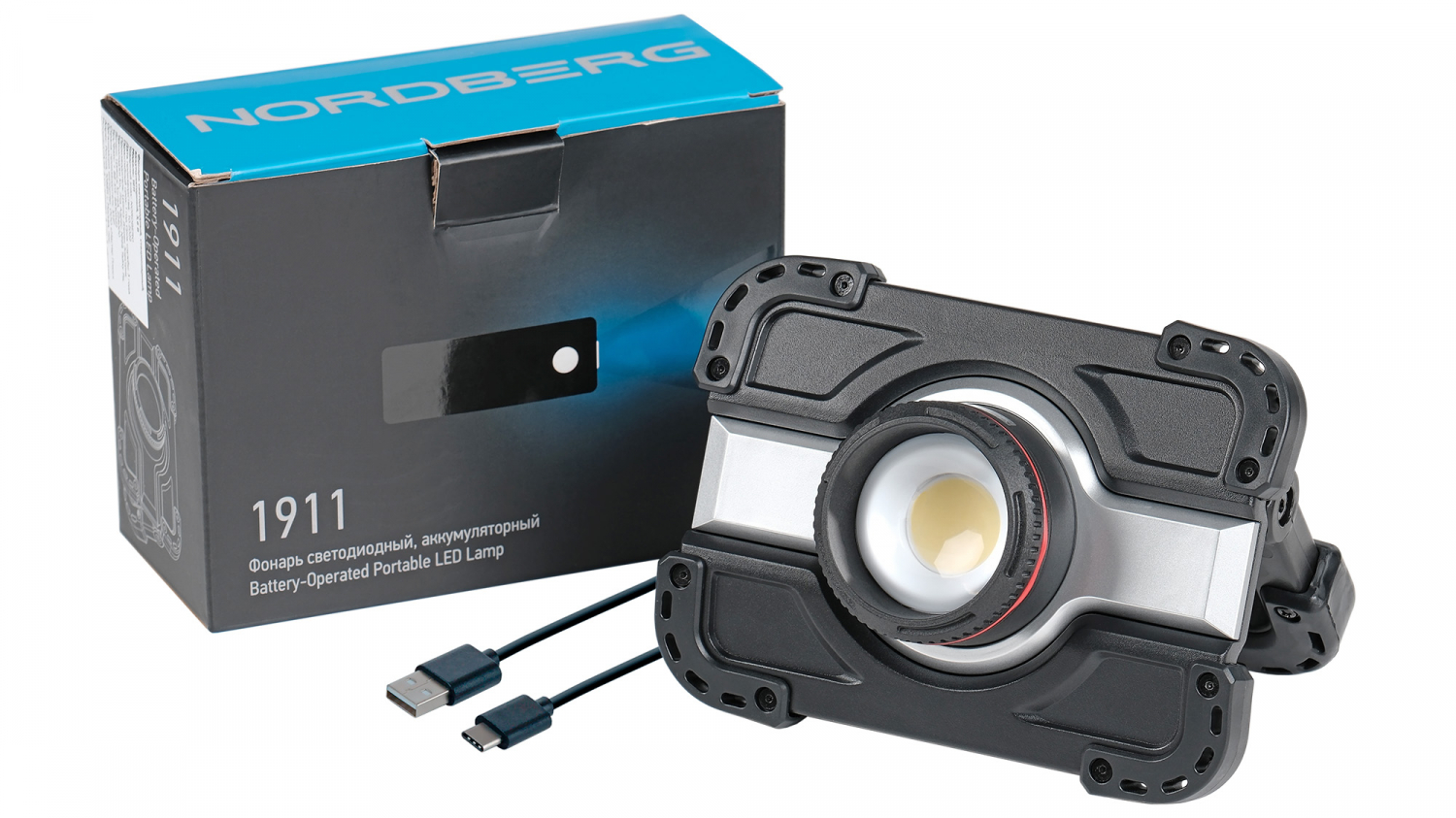 Фонарь светодиодный, стационарный, аккумуляторный, 3,6 В