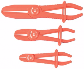 Зажимы для шлангов 3 предмета пластиковые 15-60 мм,  