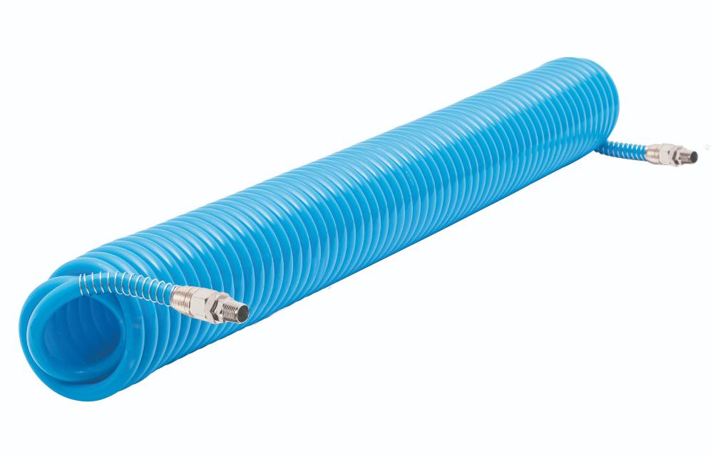 Шланг воздушный спиральный ПУ Ø 10х14 мм, 15 м