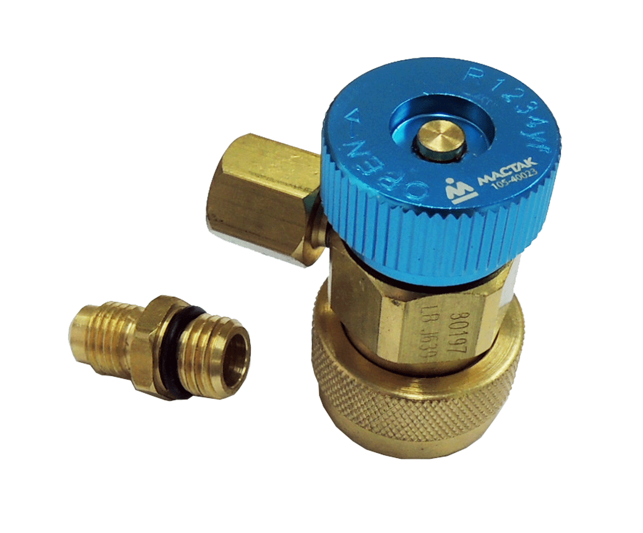 Муфта быстросъемная с вентилем, низкого давления, фреон R1234yf