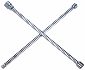 Ключ баллонный колесный крестообразный,  24, 27, 32 мм 700 мм king tony 