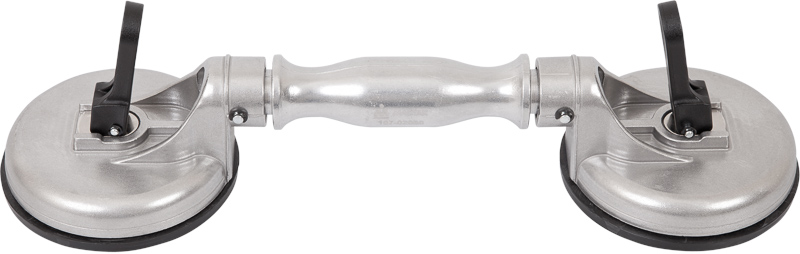 Съёмник стекол вакуумный, металлический, двойной, 100 мм, до 80 кг 